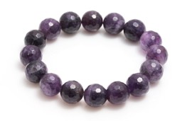 Image de Amethyst fac. Kugeln 12mm Armband A