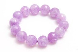 Vedere dettagli per Ametista sfaccettata. Perline tonde 14 mm (lavanda) Bracciale Extra Immagine di Ametista sfaccettata. Perline tonde 14 mm (lavanda) Bracciale Extra