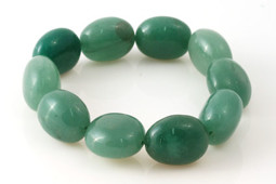 Vedere dettagli per Bracciale con nuggets di Avventurina 18-22mm Immagine di Bracciale con nuggets di Avventurina 18-22mm