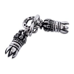Zeige Details für Verschluss Silber Extra "Toggle" ca.70x13mm (passend für 6mm Lederband) Bild von Verschluss Silber Extra "Toggle" ca.70x13mm (passend für 6mm Lederband)