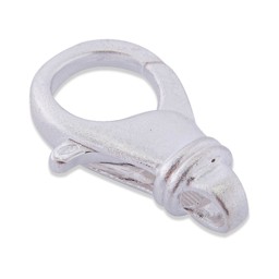 Zeige Details für Verschluss Karabiner C-Maxi 30x17mm, Silber 925 matt Bild von Verschluss Karabiner C-Maxi 30x17mm, Silber 925 matt