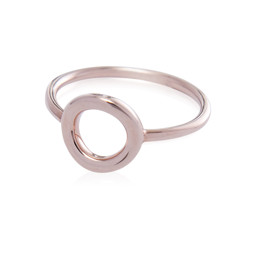 Bild von "Circle 10mm" Ring, 1 micron, Silber rosévergoldet 