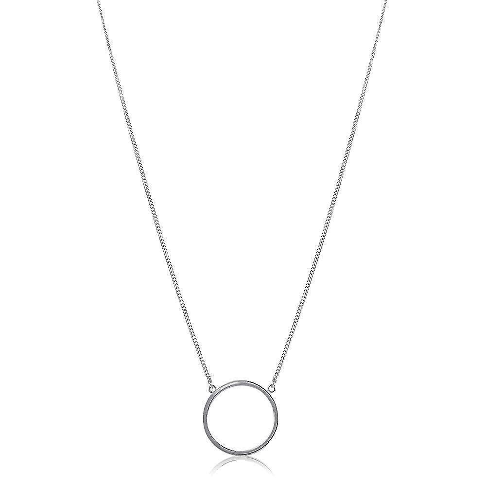 Image de "Circle 20x2mm" Halskette 40+3cm, Silber