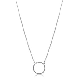 Bild von "Circle 20x2mm" Halskette 40+3cm, Silber