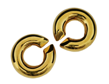 Image de Verschluss "C-Large" 15mm, Silber vergoldet