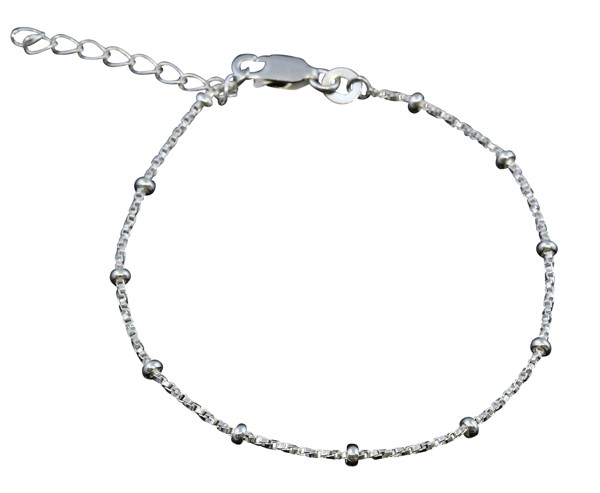 Image de Silber Königskette mit 2mm Kugeln Armband, Silber 925