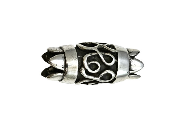 Immagine di Extra "Tube" 21x9mm Anhänger, Silber 