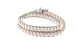 Bild von Perlen "Wickel-Armband", 2-reihig, grün
