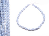 Image de Chalcedon Oval & Marquise flach 10x14mm Strang