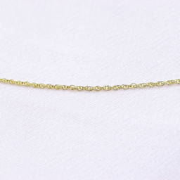 Bild von Silberkette "Königskette" 1mm, Vergoldet
