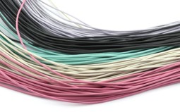 Bild von  Lederband rund farbig 1.5mm à 1m lang, Ziegenleder (VE: 100 Stk)