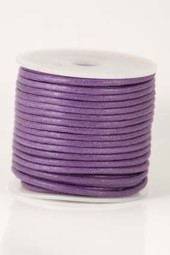 Bild von Band Baumwolle rund 3mm violett, 25m Rolle