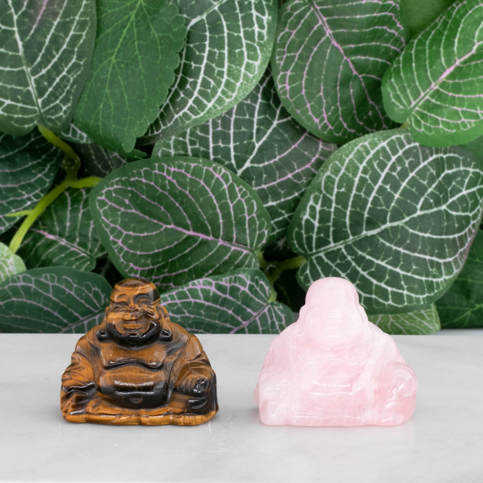 Image de Stein-Figur "Happy-Buddha" 3cm