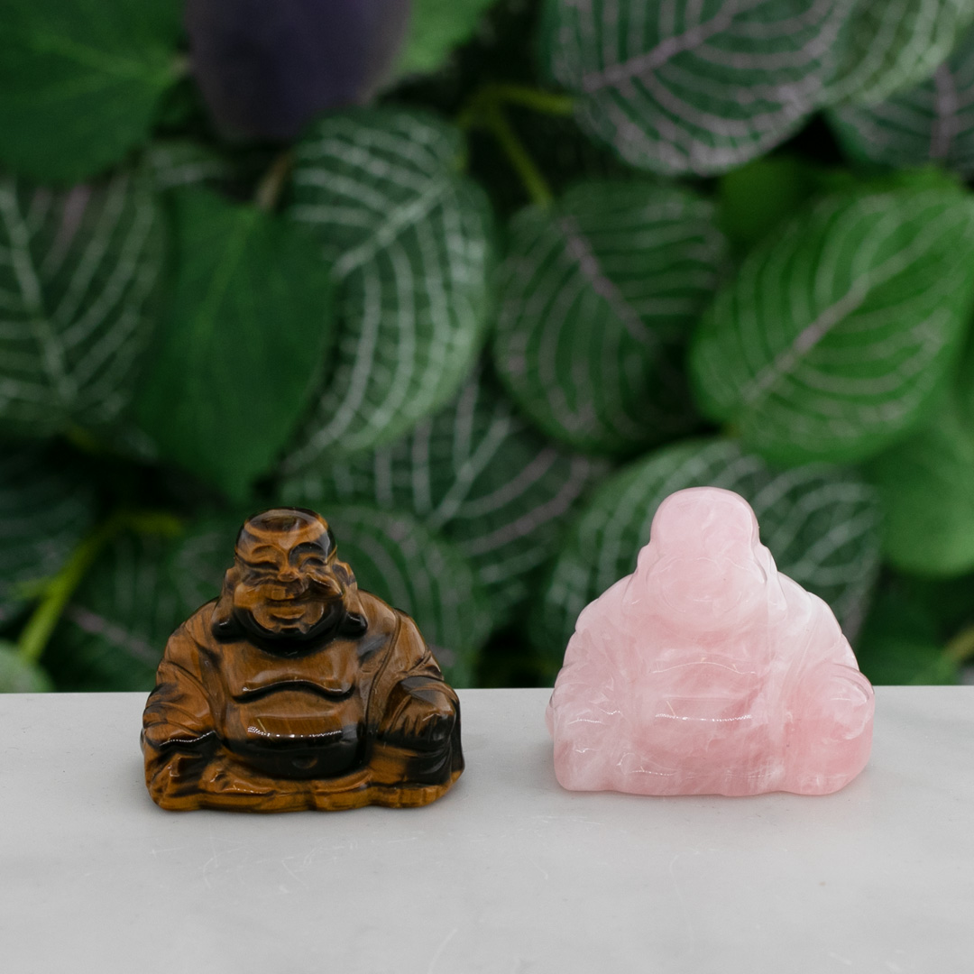Immagine di Stein-Figur "Happy-Buddha" 3.8cm