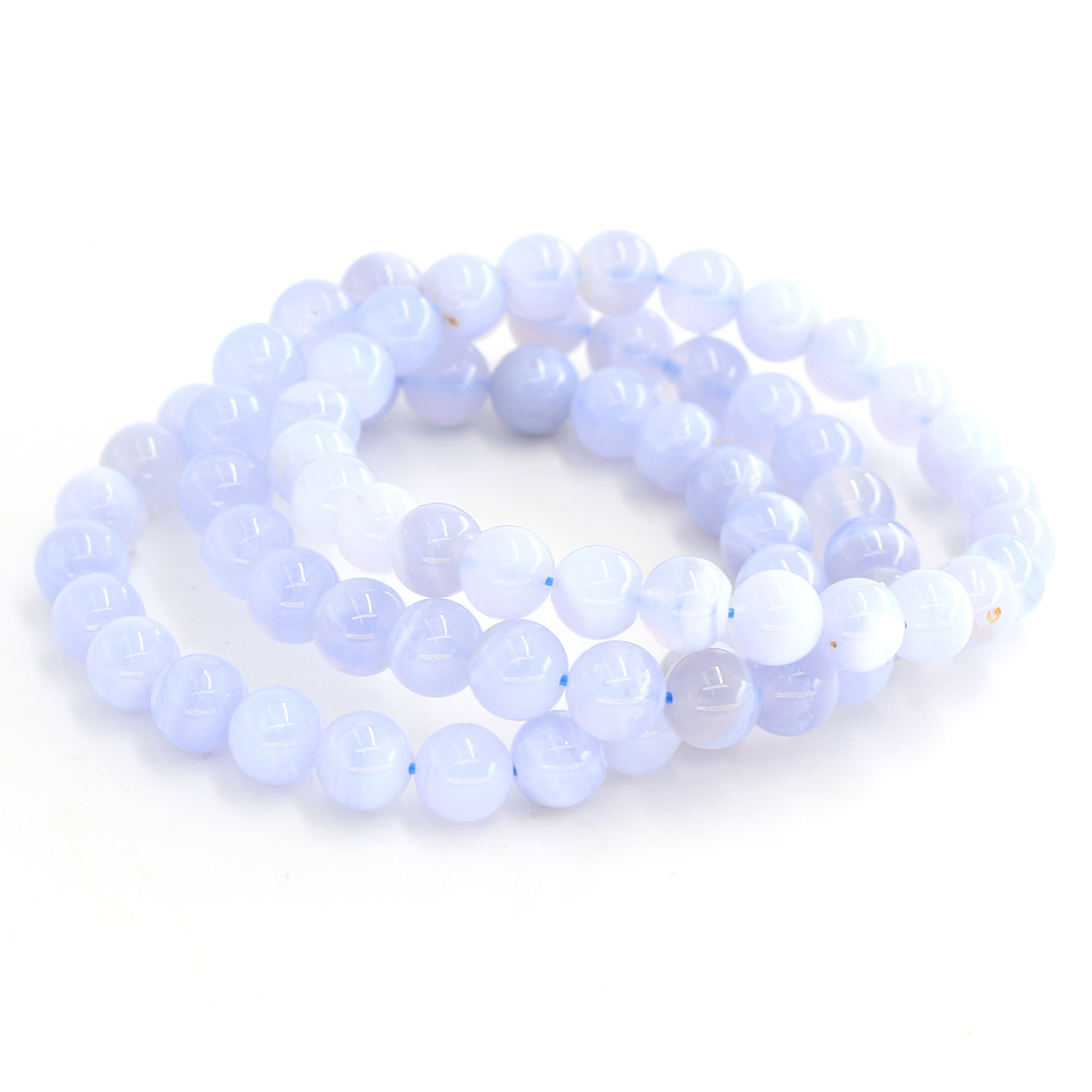 Bild von Chalcedon Kugeln  8mm Armband Extra