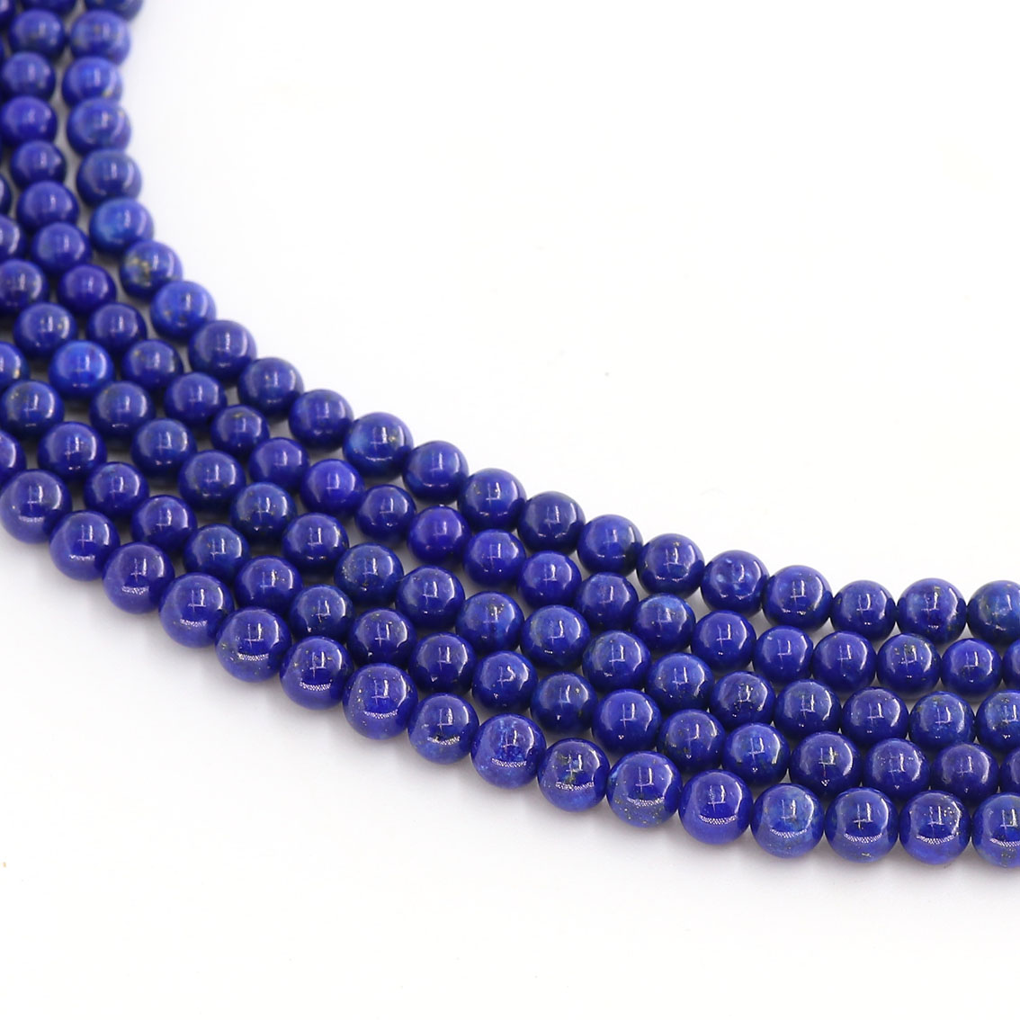 Bild von Lapis Kugeln  4mm Strang AAA