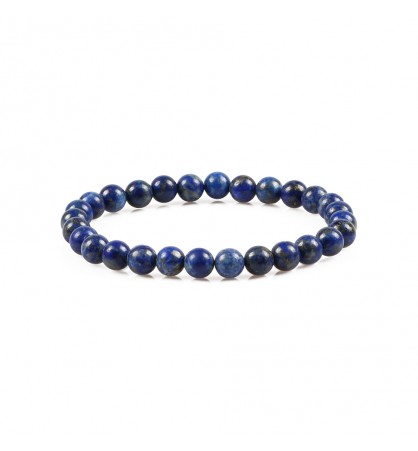 Bild von Lapis Kugeln  7mm Armband Extra