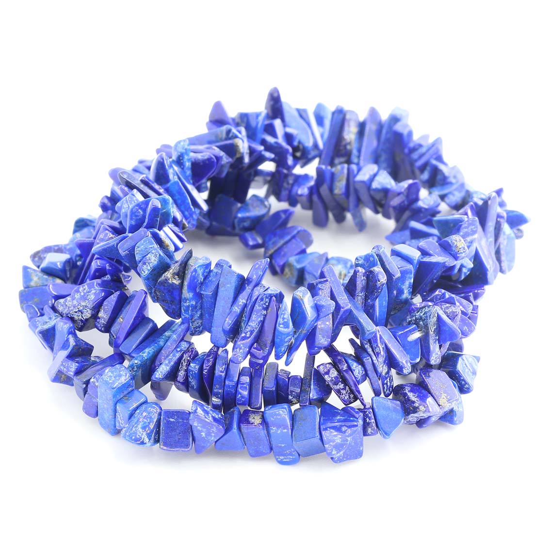 Image de Lapis Big Chips Armband Extra ca. 6-16mm