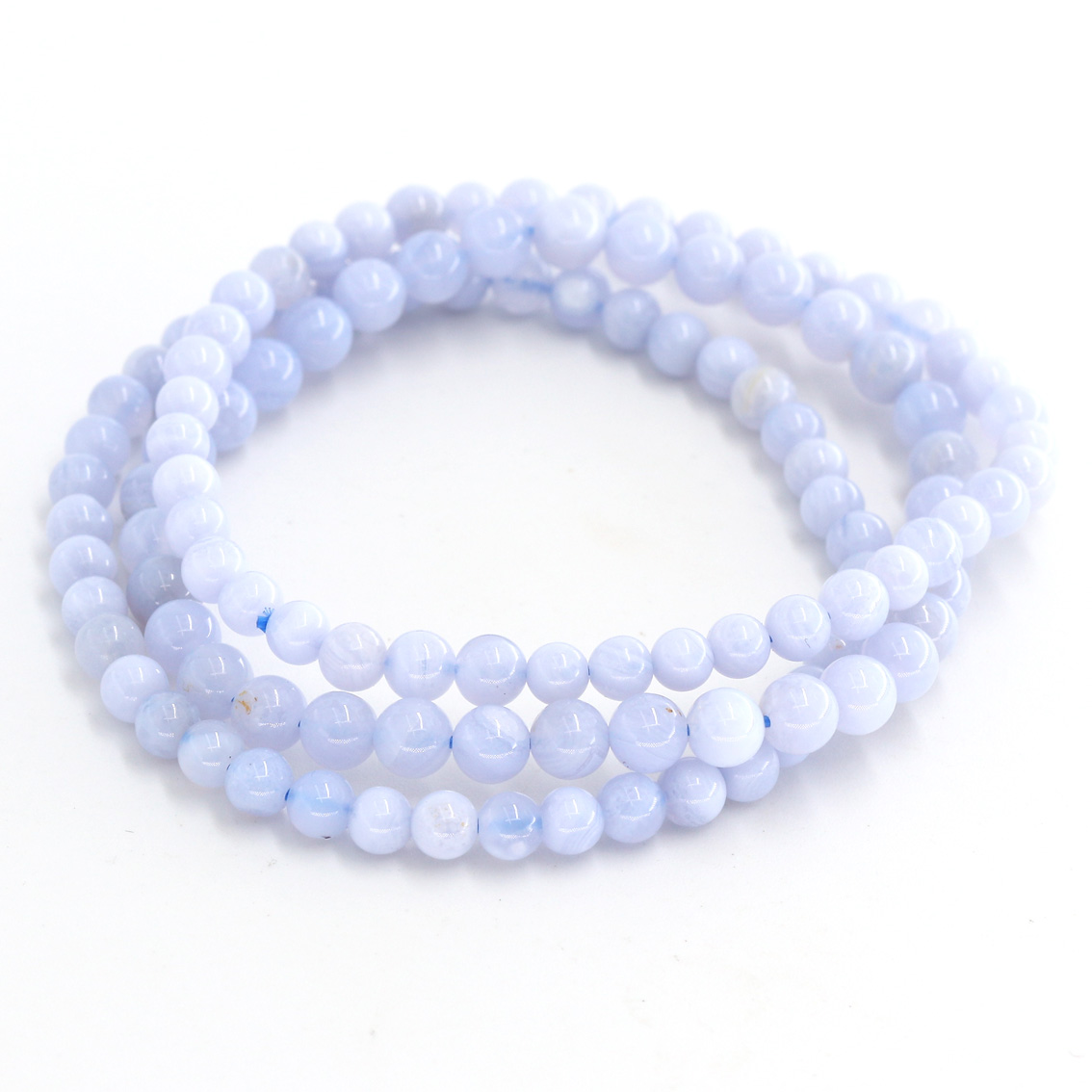 Bild von Chalcedon Kugeln  4.8-5.5mm Armband