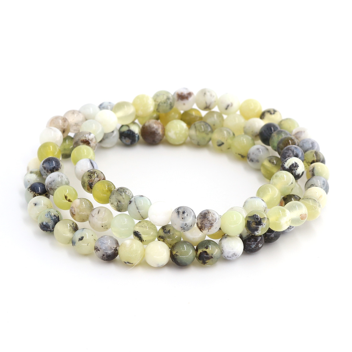 Bild von Opal Kugeln  6mm Armband (grün)