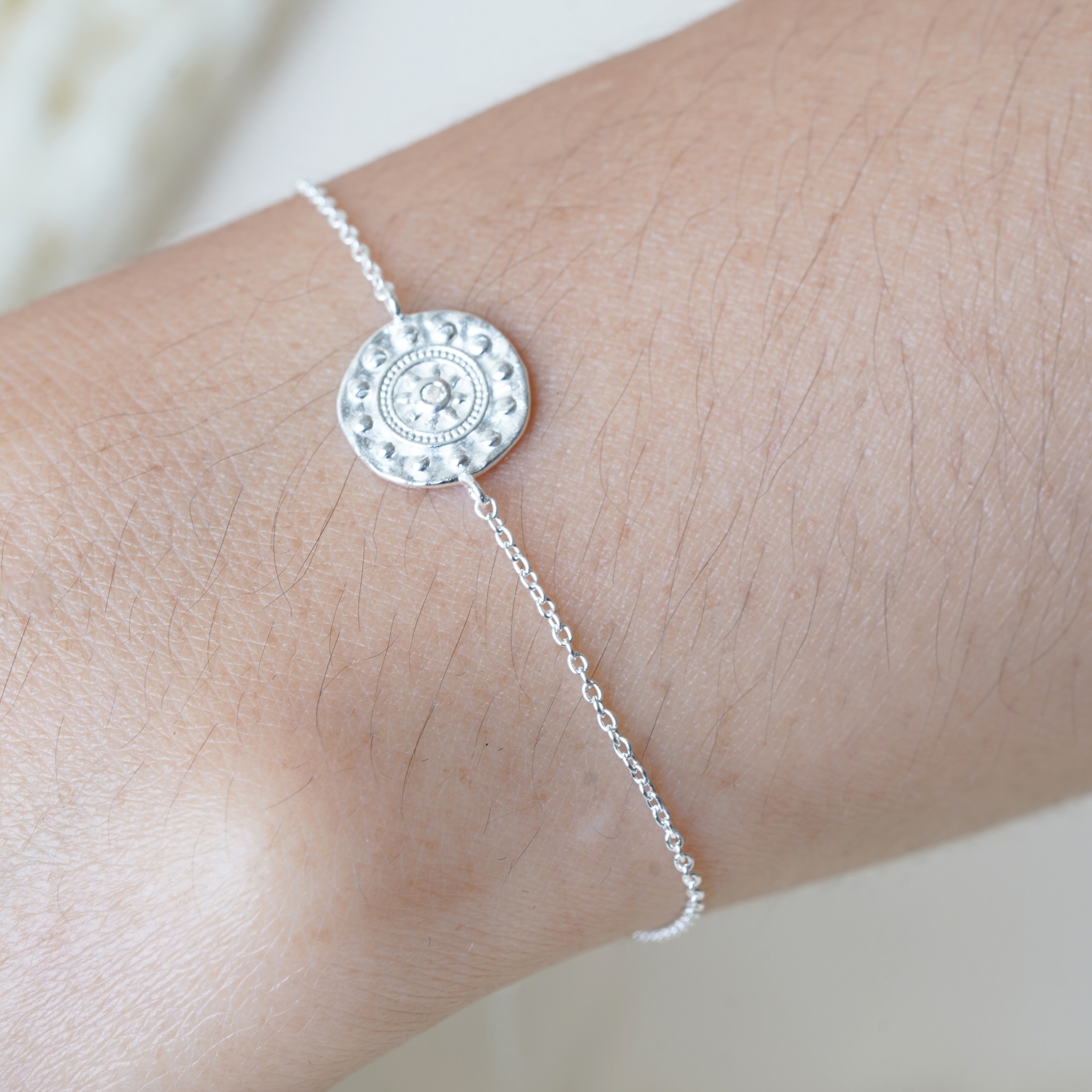 Image de "sun in my pocket" Armband Topas, Silber 925