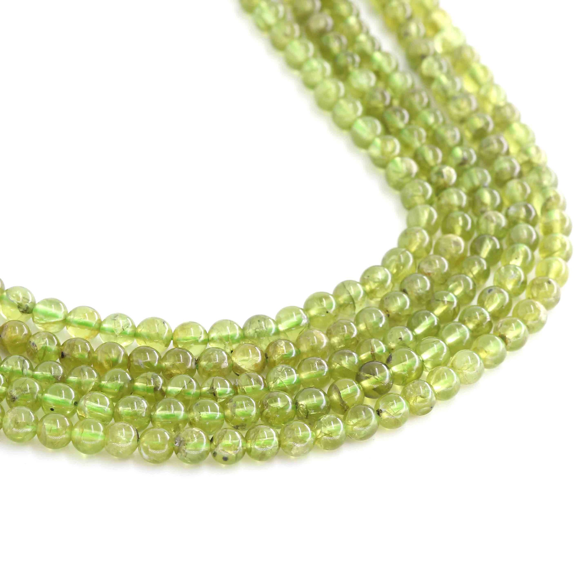 Image de Peridot Kugel  5mm Strang