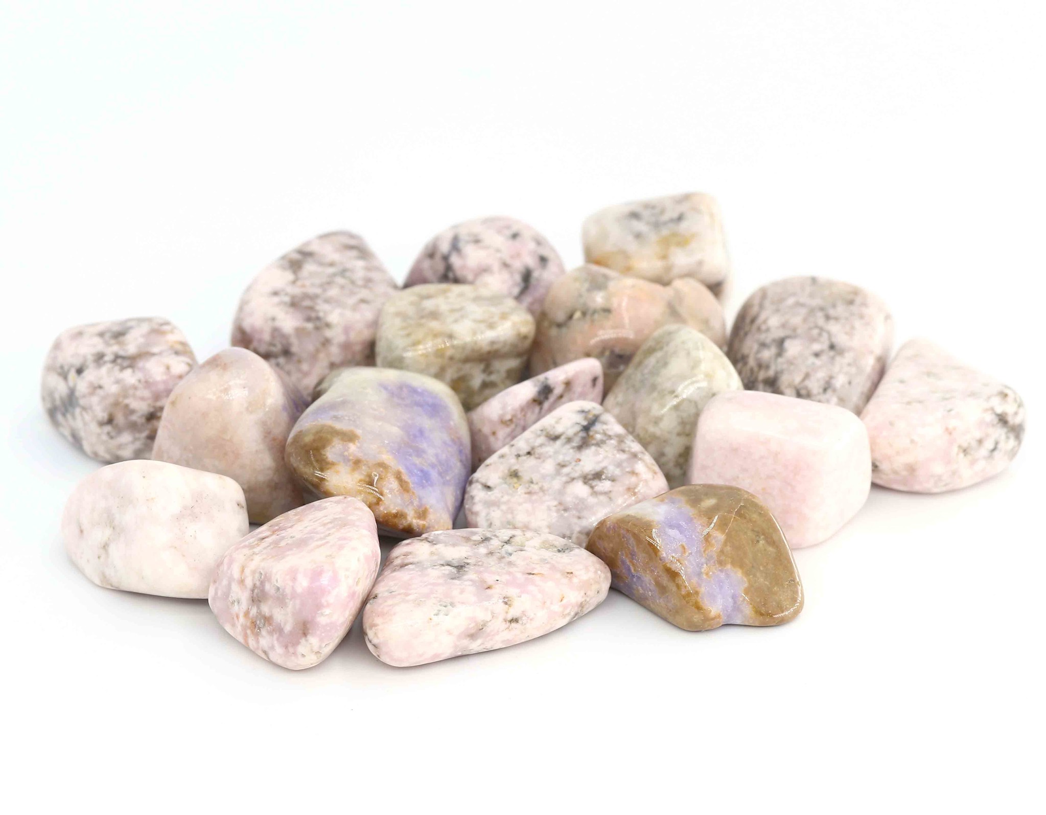 Image de Klinozoisit (Tanzania) Trommelsteine (VE: 250g)