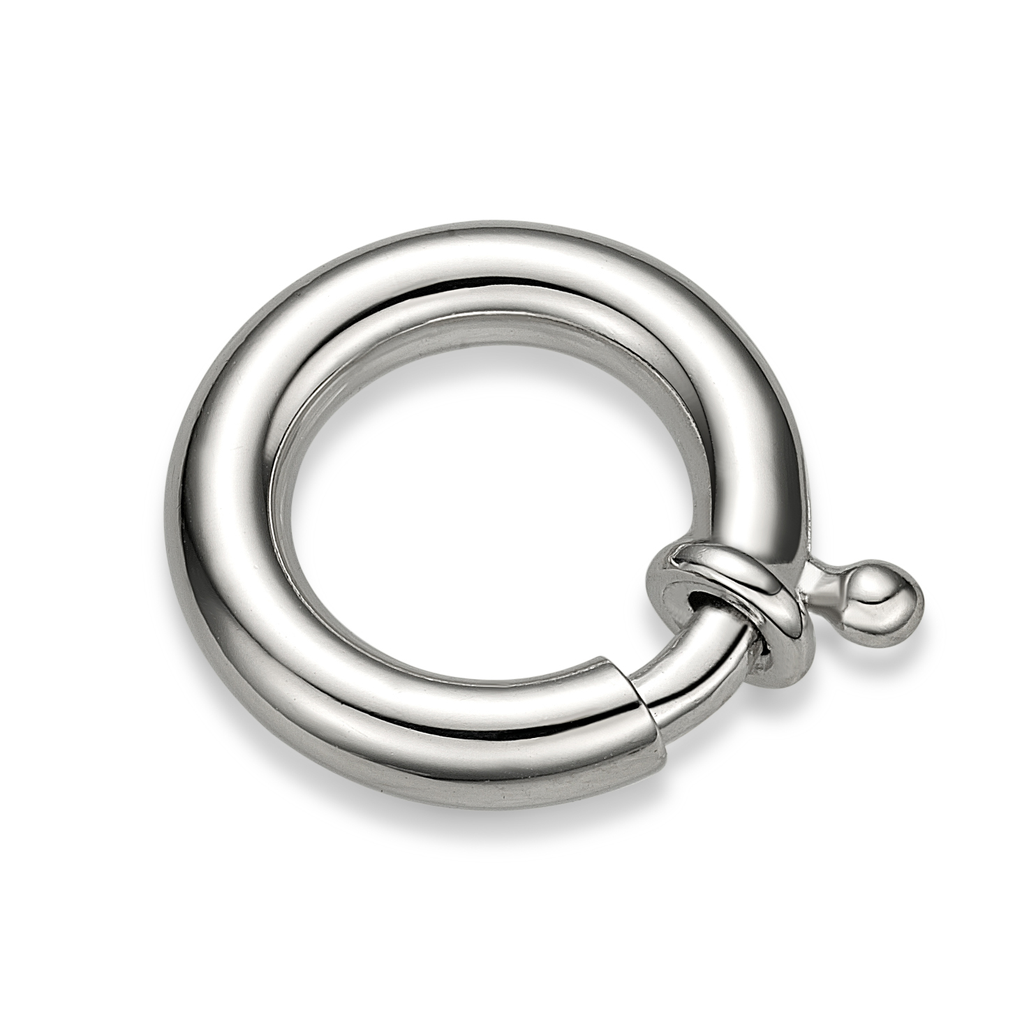 Bild von Federring  Maxi ohne Steg, Silber 925 rhodiniert