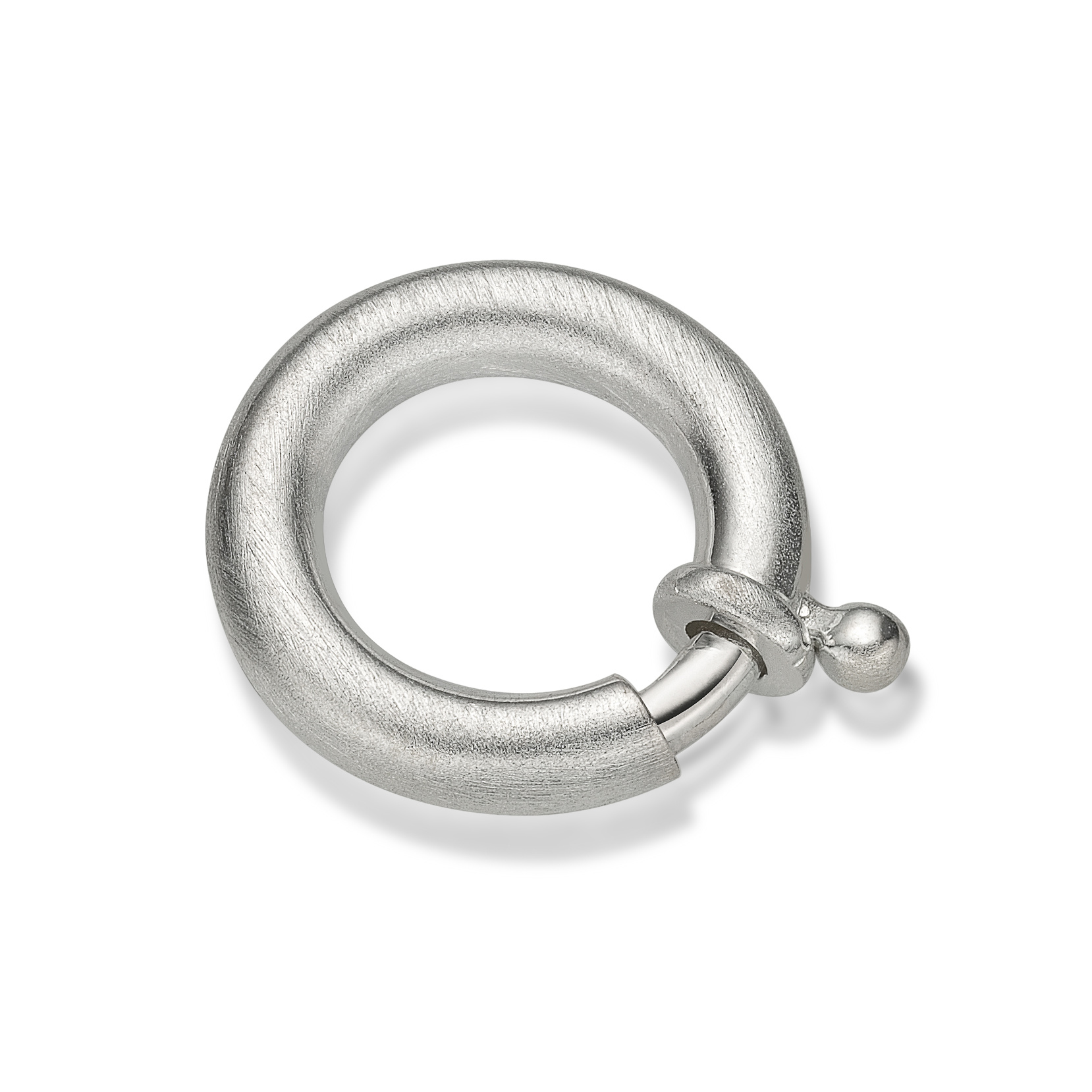 Bild von Federring  Maxi ohne Steg, Silber 925 matt