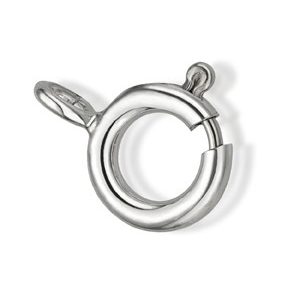 Bild von Federring KLEIN mit Quer-Ring, Silber 925 (VE=20Stk)