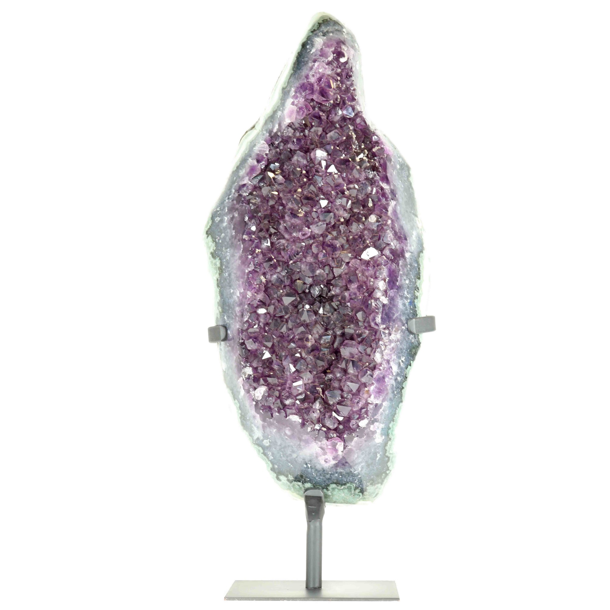 Bild von Amethyst Geoden auf Display, 47.5cm hoch (Uruguay)