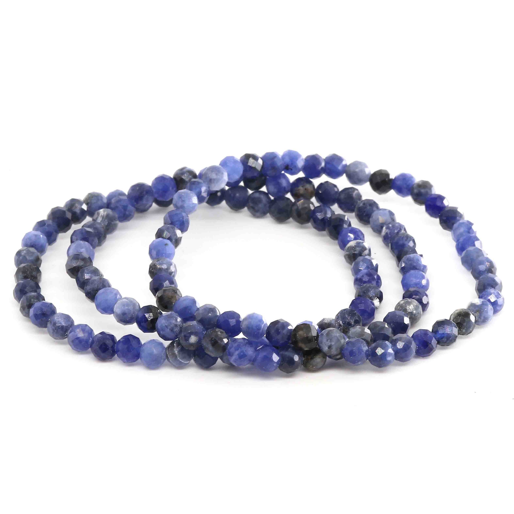 Image de Sodalith fac. Kugeln  4mm Armband
