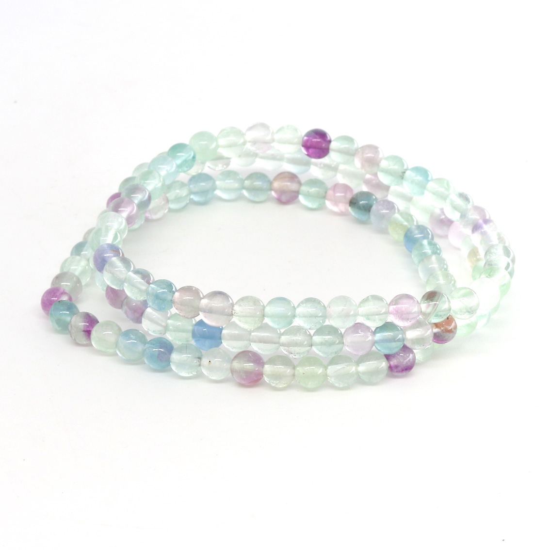 Bild von Fluorit Kugeln  4mm Armband
