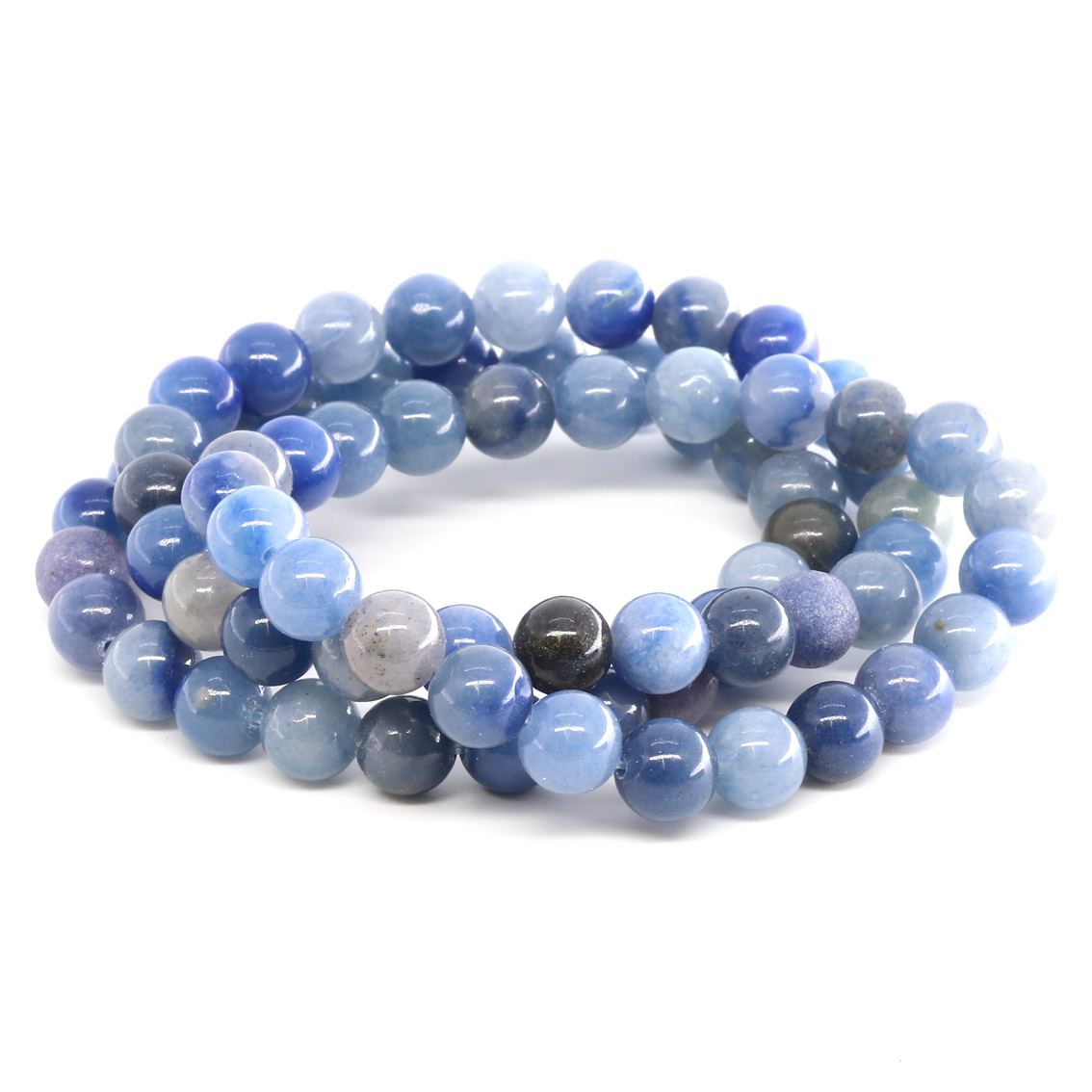 Image de Blauquarz Kugeln  8mm Armband