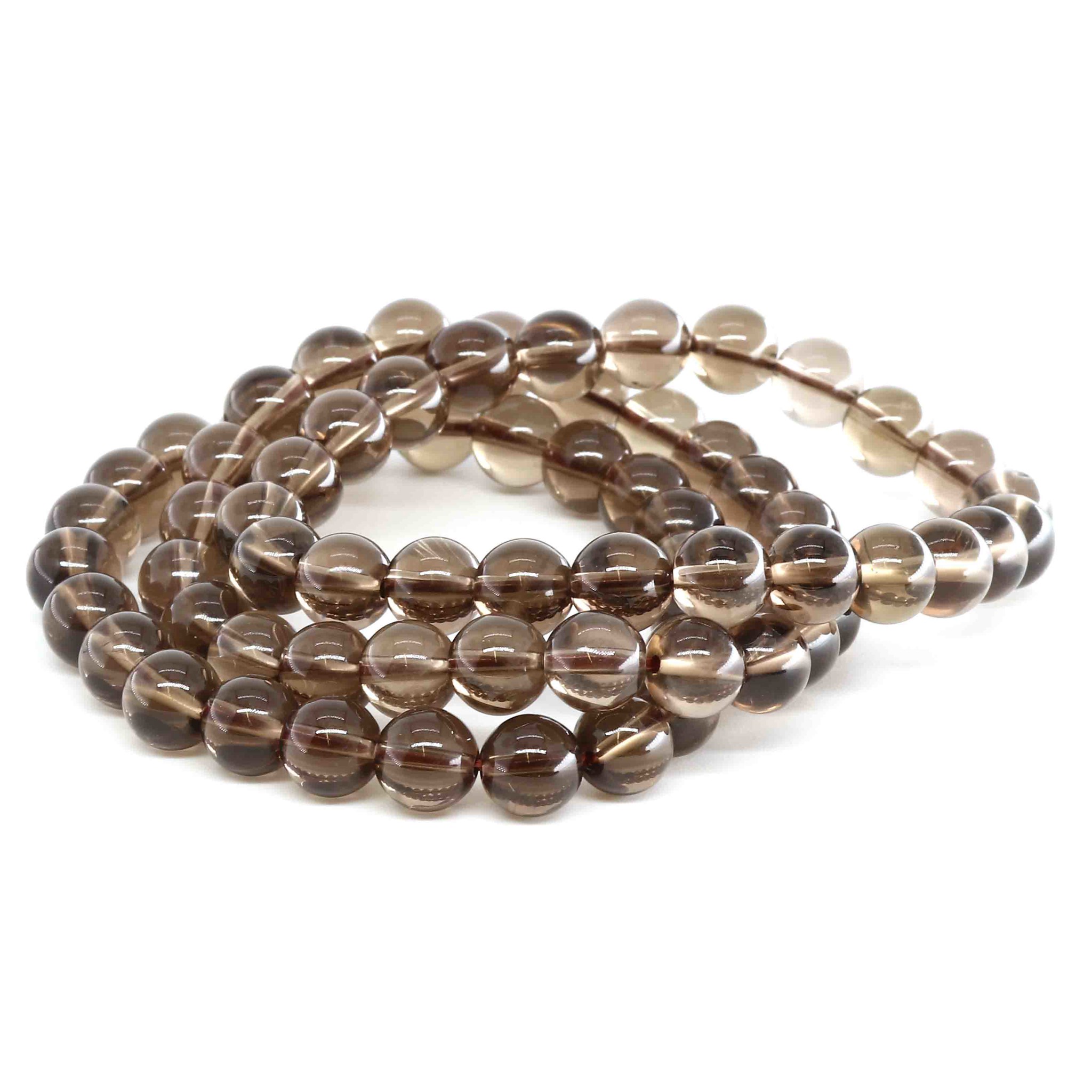 Image de Rauchquarz Kugeln  8mm Armband Extra