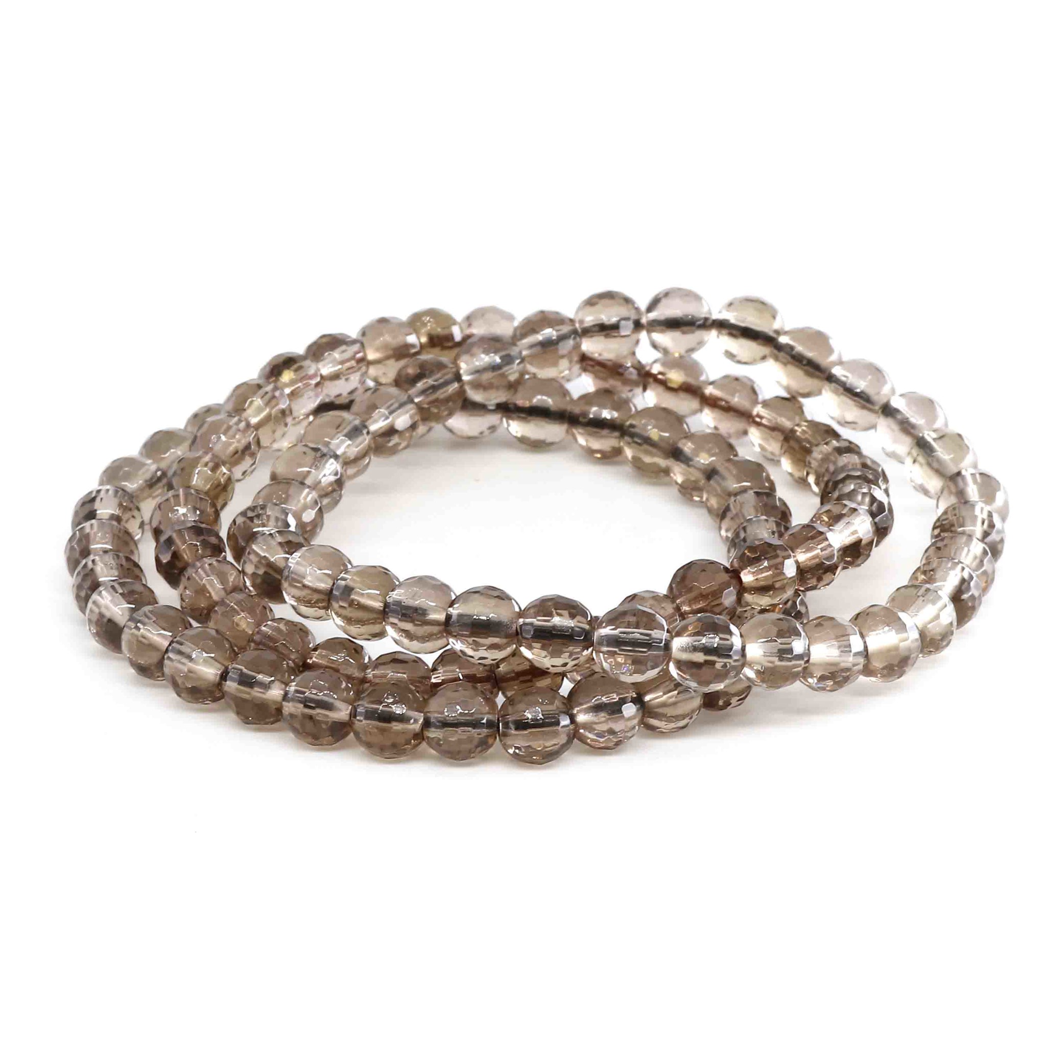 Image de Rauchquarz fac. Kugeln  6mm Armband