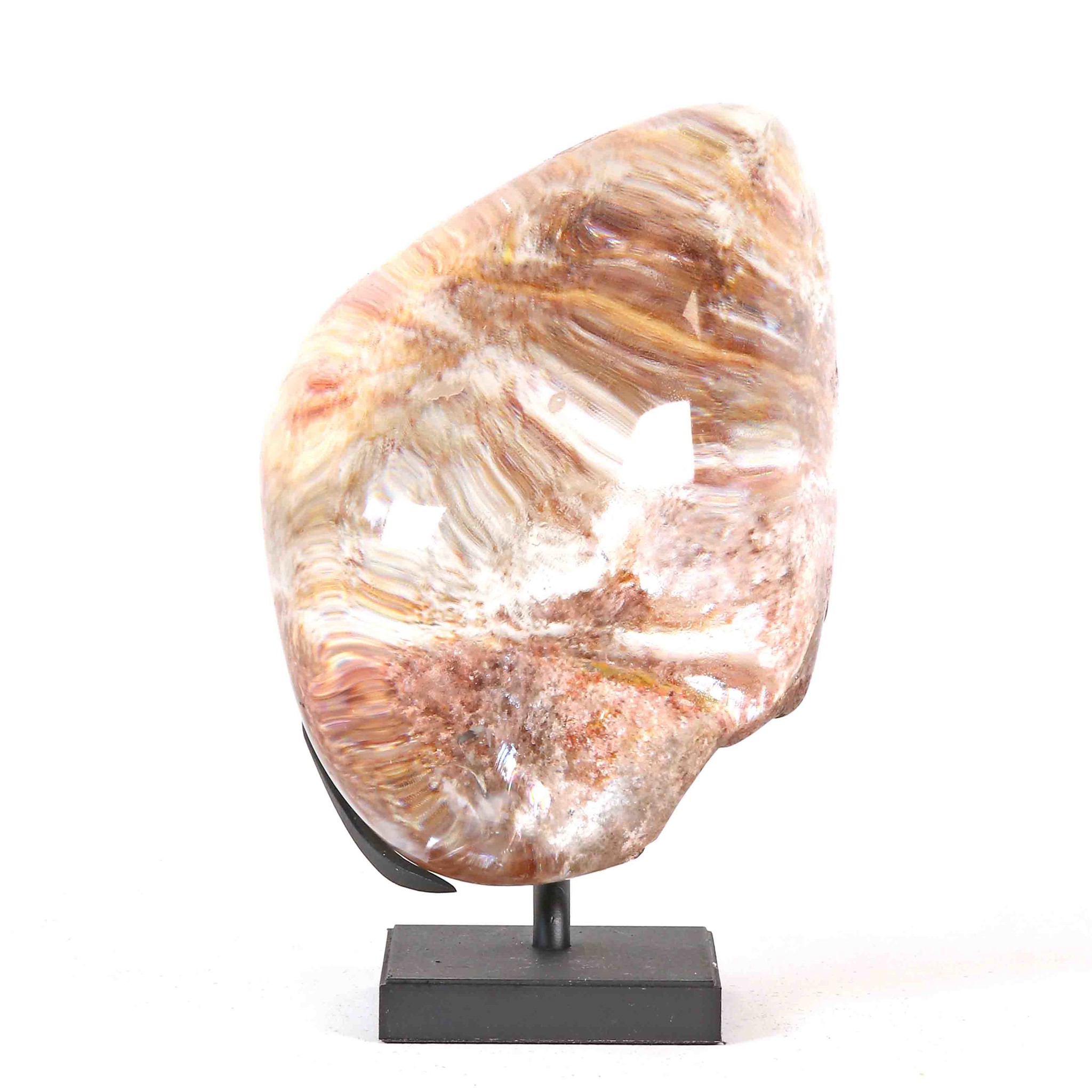 Bild von Bergkristall mit Einschlüssen (Chlorit) auf Display