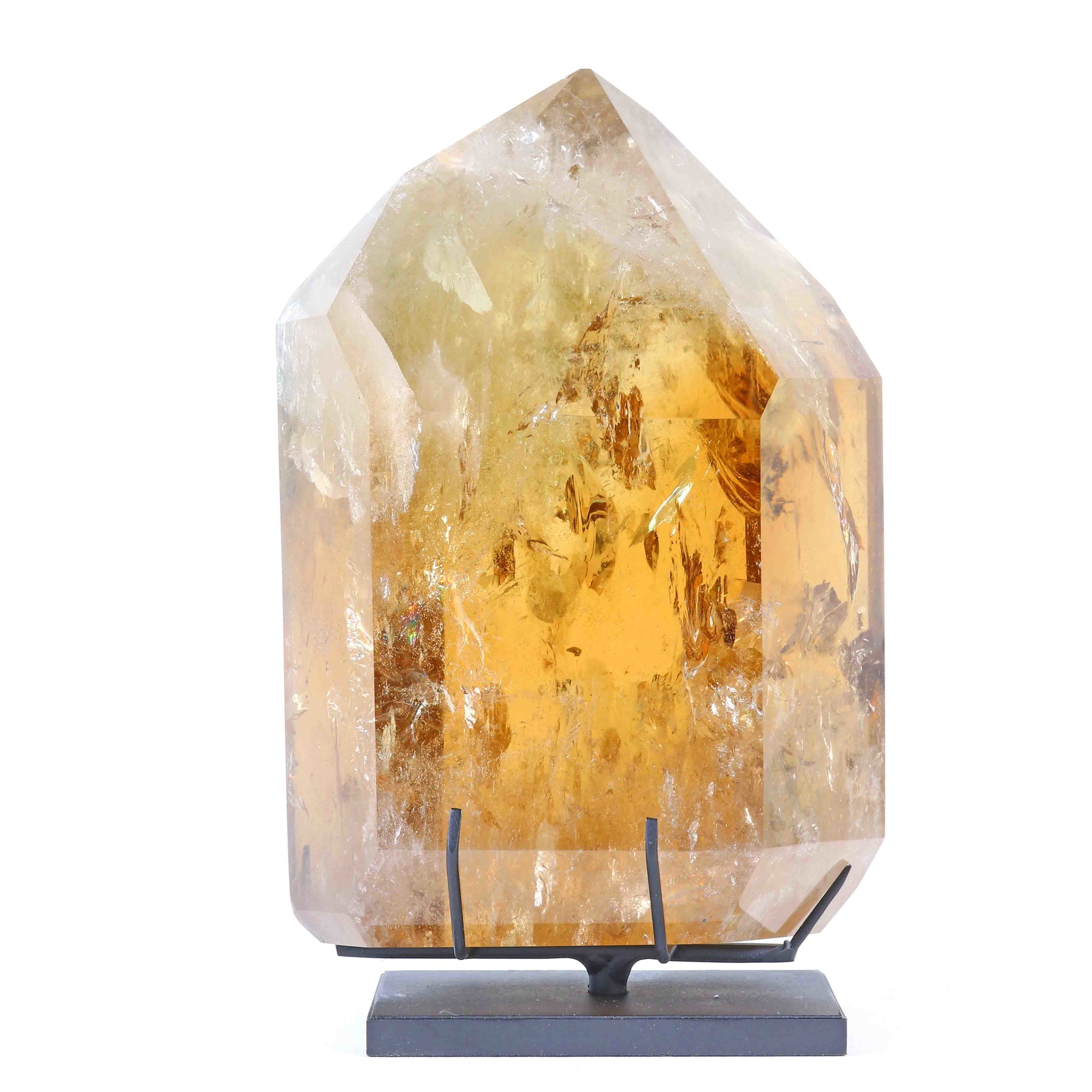 Bild von Citrin Spitze auf Display Extra