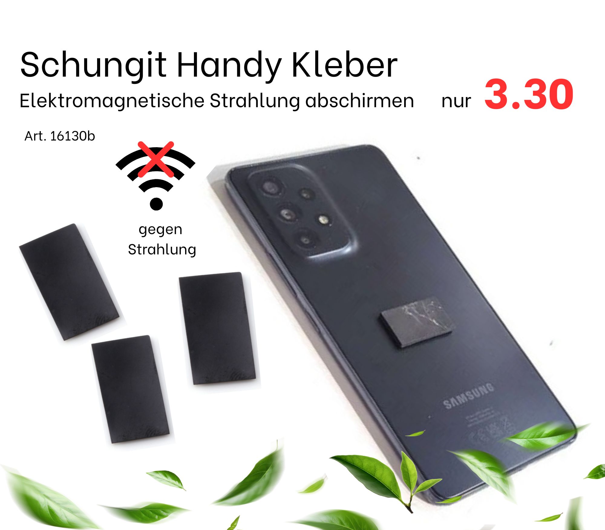 Immagine di Schungit Handy-Kleber