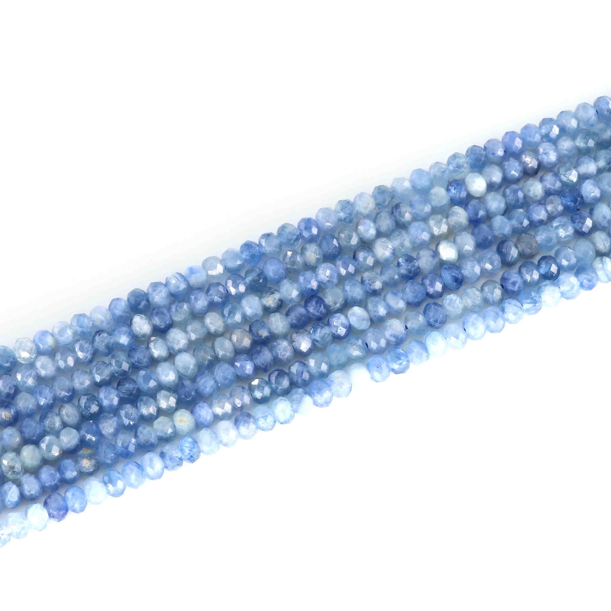 Immagine di Kyanit fac. Button  4mm Strang (hell)