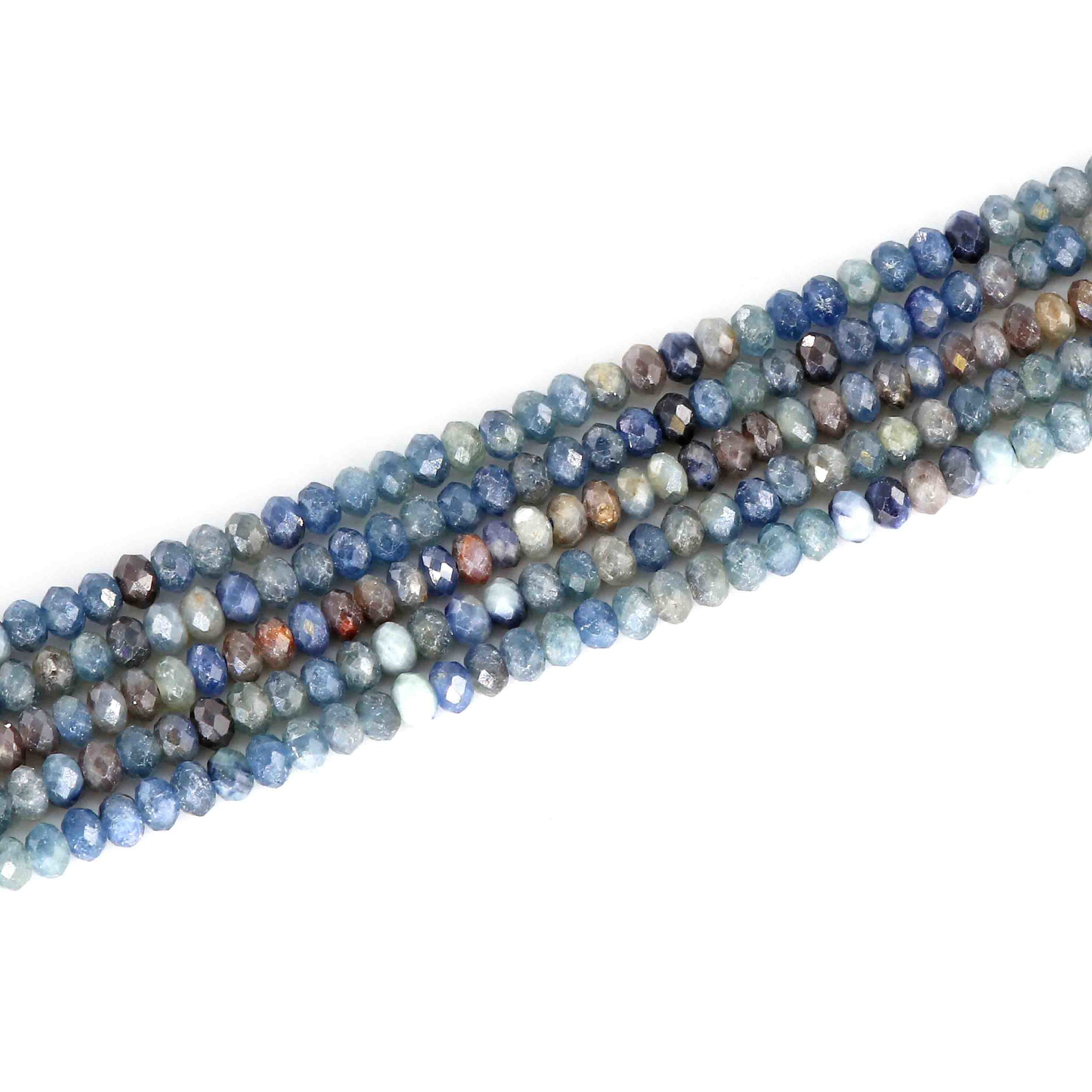 Image de Saphir fac. Button  4mm Strang