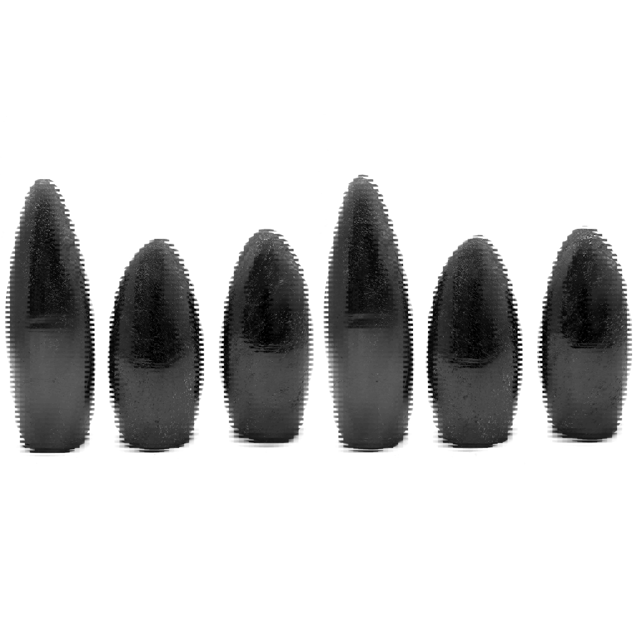 Immagine di Turmalin Schörl Free-Formen poliert (Set à 3 Stk.)