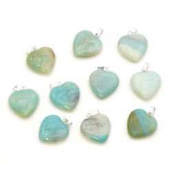 Zeige Details für Amazonit "Love Hearts" 20x6mm Anhänger mit Metallöse Bild von Amazonit "Love Hearts" 20x6mm Anhänger mit Metallöse