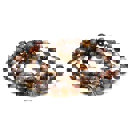 Zeige Details für Versteinertes Holz Kugeln  8mm Armband Bild von Versteinertes Holz Kugeln  8mm Armband