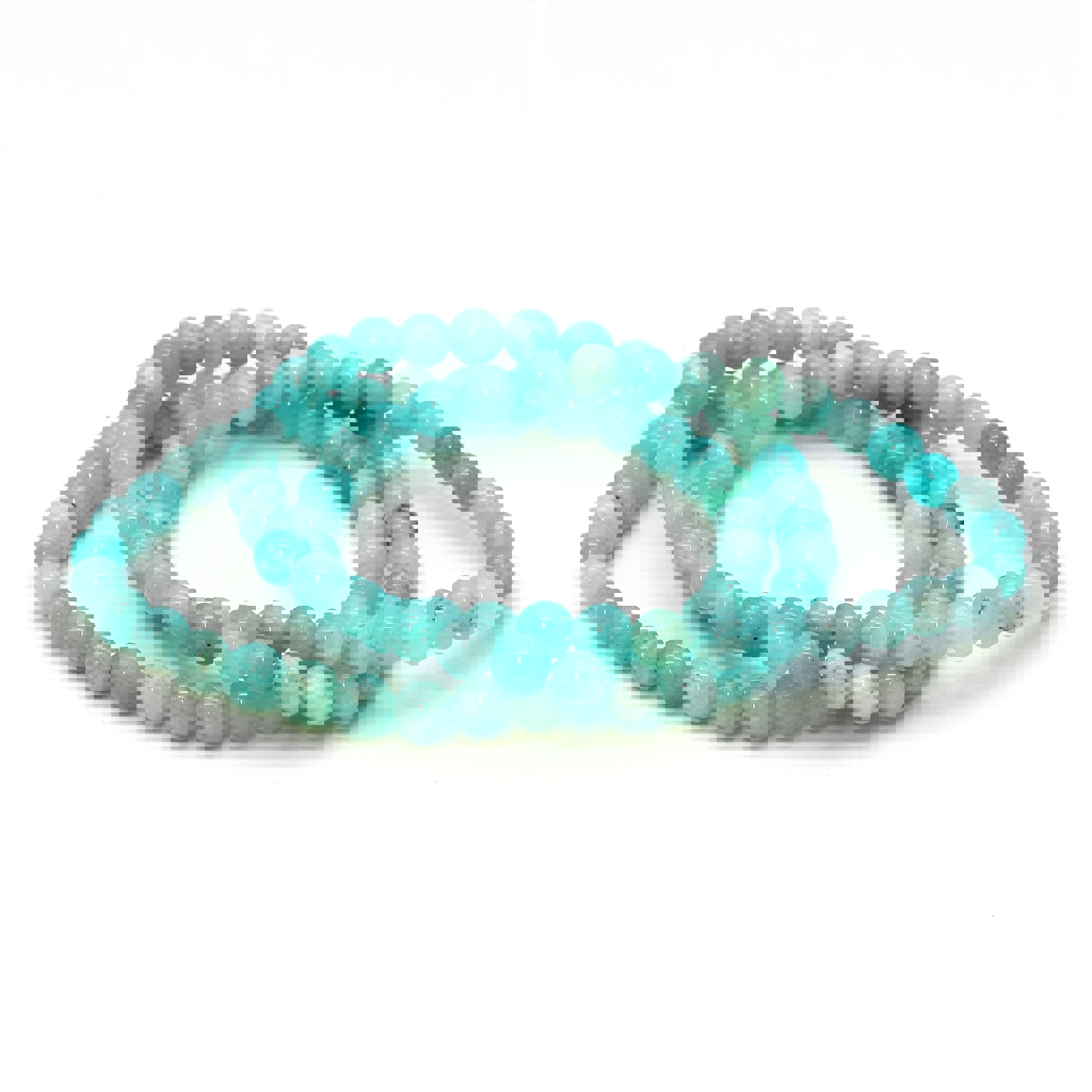 Image de Amazonit Kugeln  6mm Armband, Extra