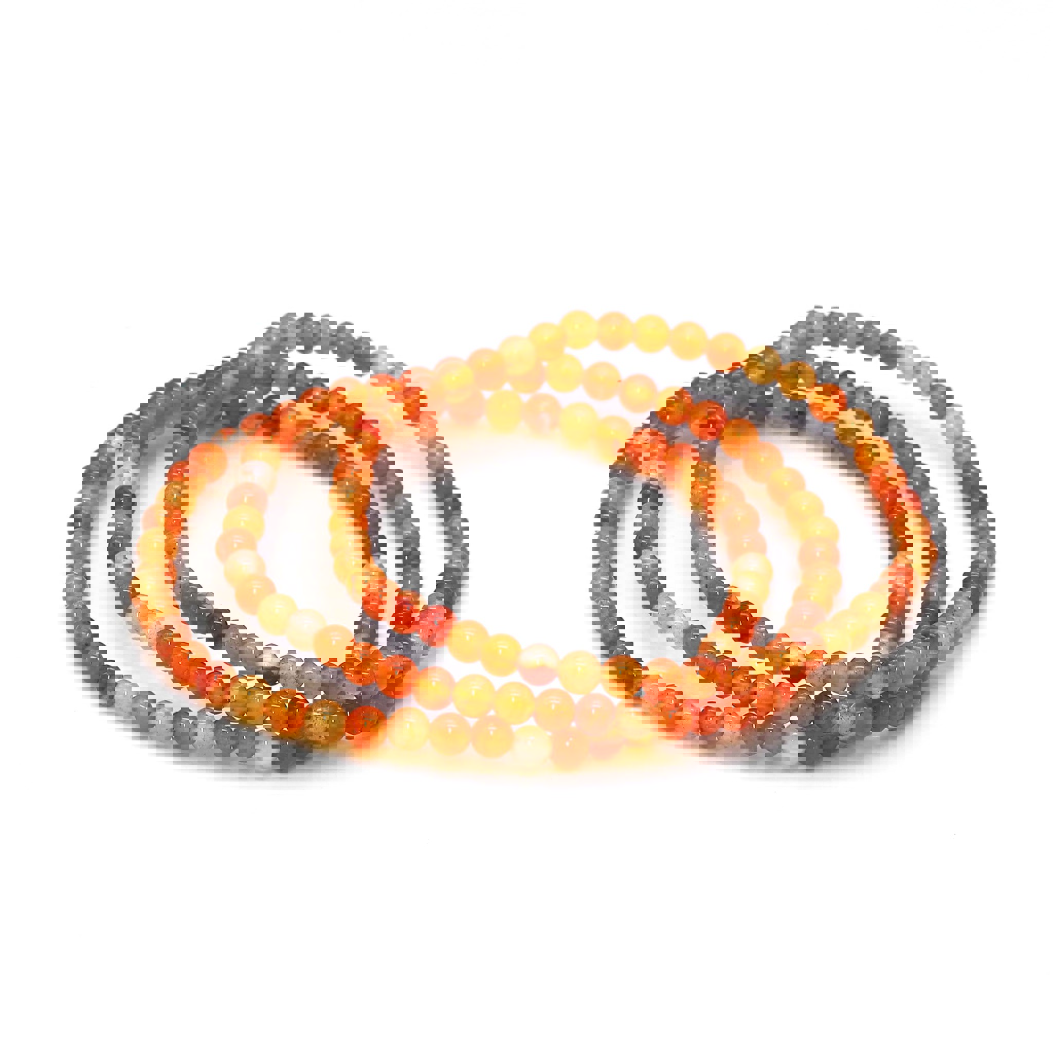 Image de Bracelet de boules de Cornaline 4mm