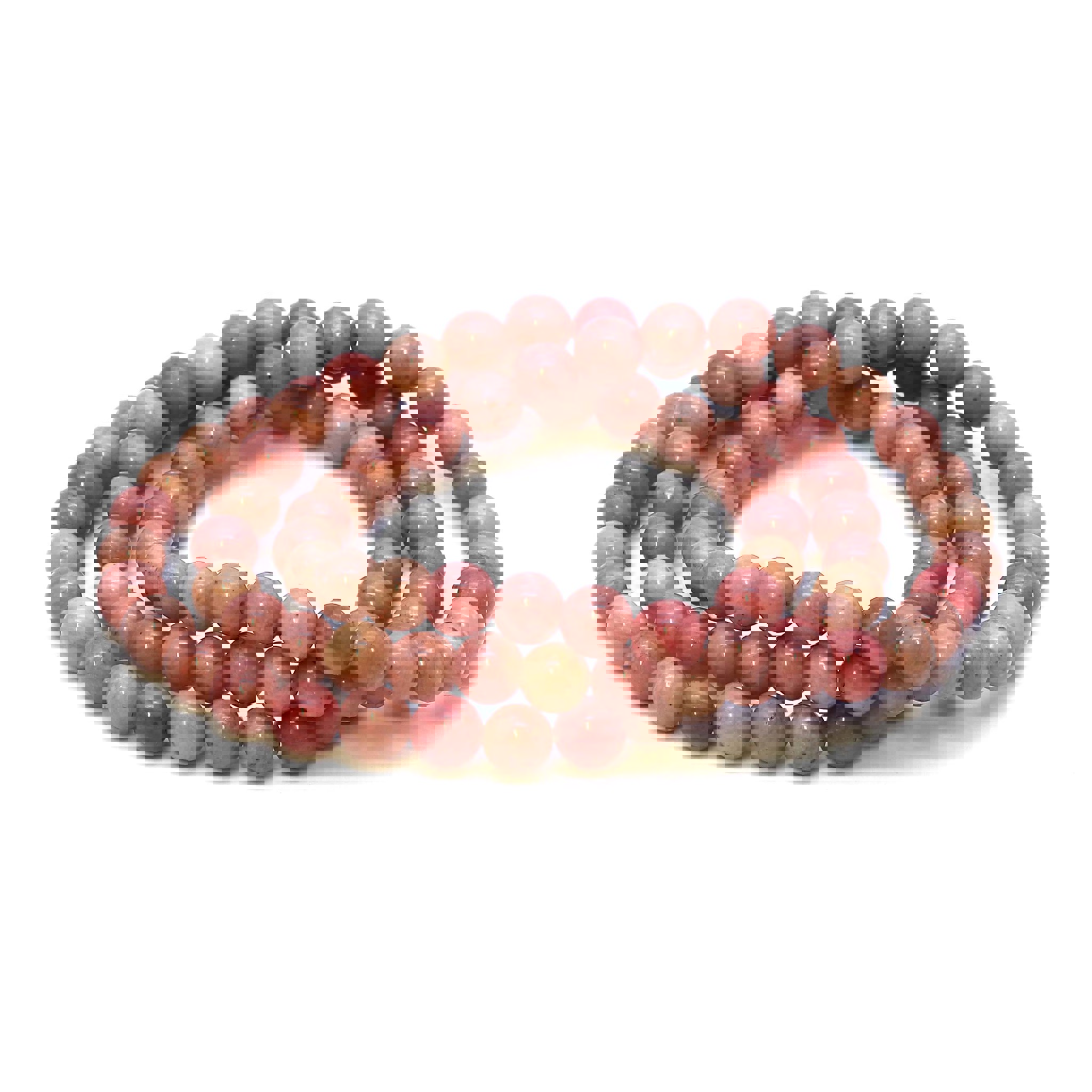 Image de Bracelet de boules de Rhodonite 6mm