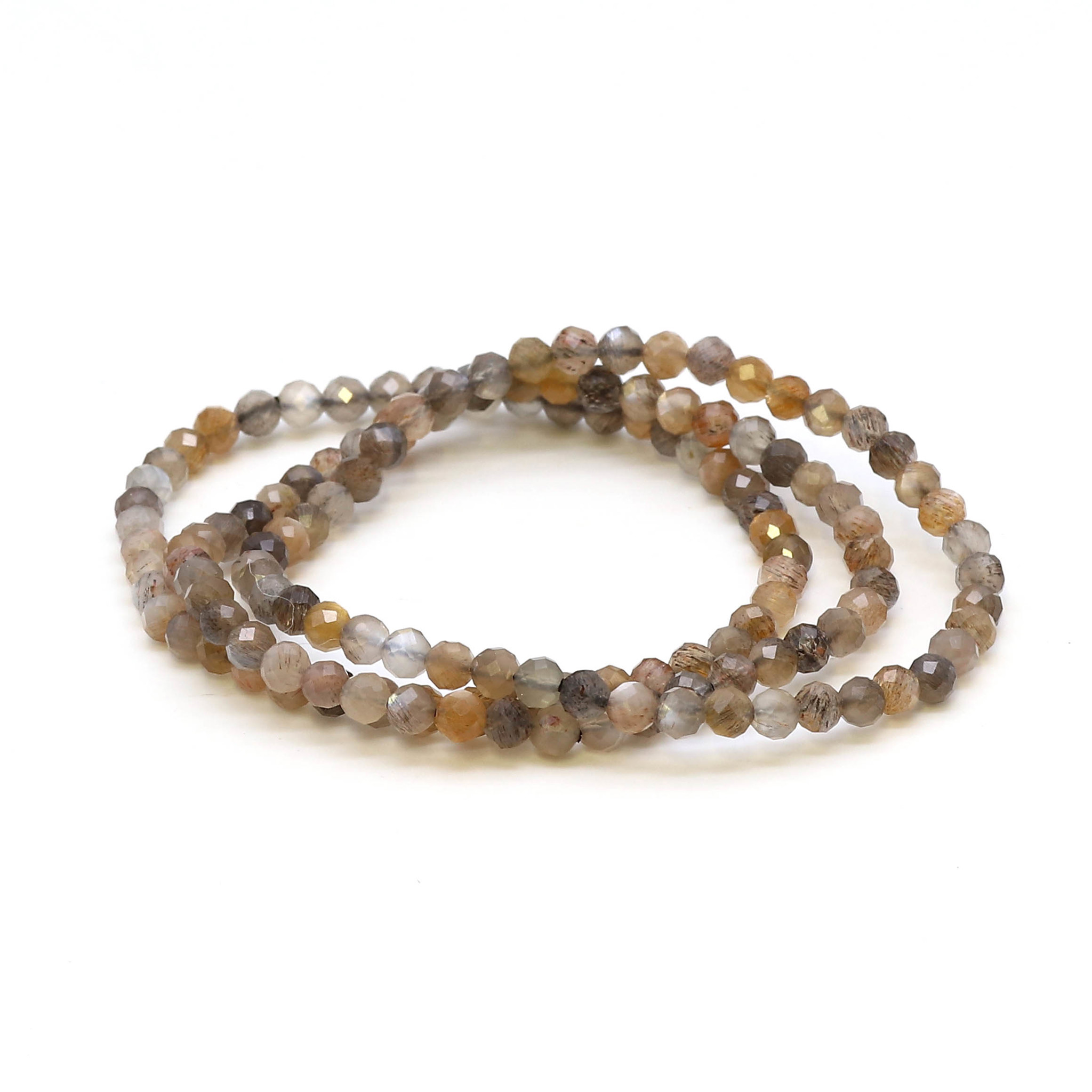 Image de Pierre de soleil boules 4mm bracelet