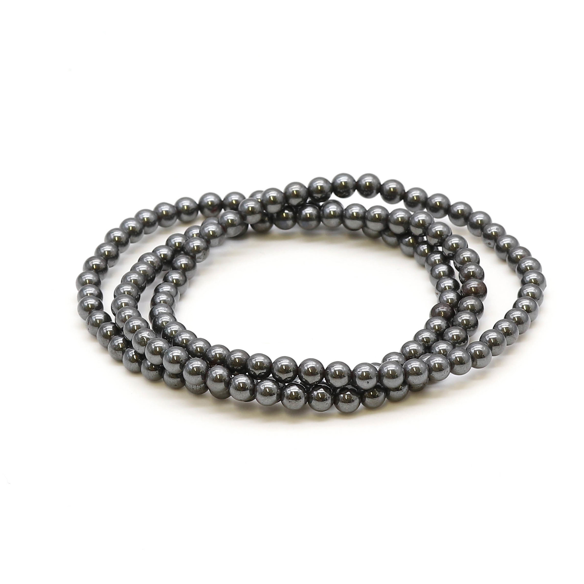 Image de Bracelet de boules d'hématite 8mm (naturel)
