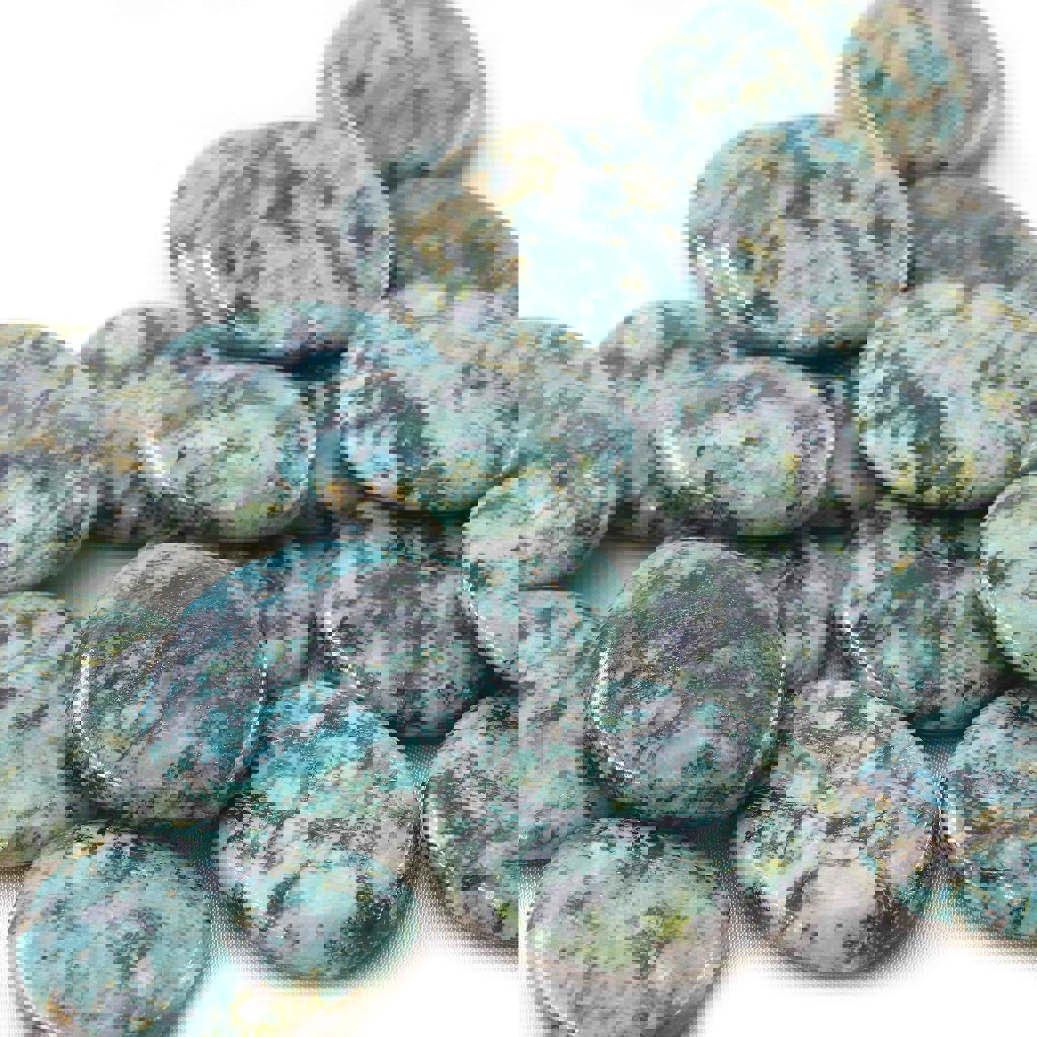 Bild von Türkis (Afrika) natur Handschmeichler (VE: 250g)